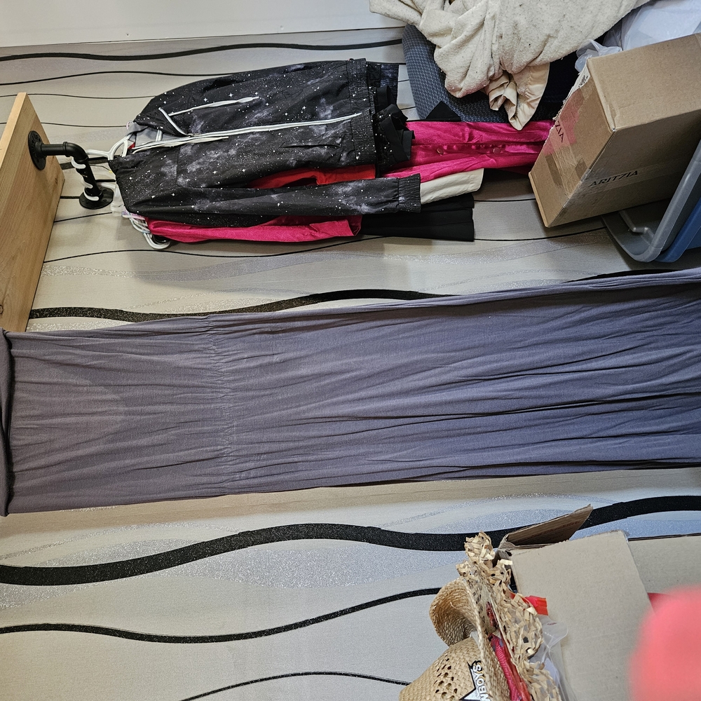 Gray Maxi Dress